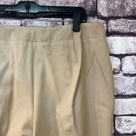 Talbots Khaki Heritage Style Dress Pants Size 14 - Picture 8 of 9